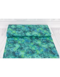 Tkanina bawełniana Marine Atlantia Scales Metallic 2