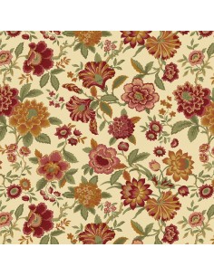 Cream Lady J cotton fabric