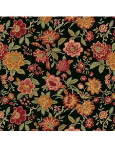 Black Lady J cotton fabric