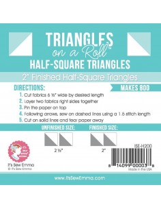 Triangles on a Roll 2in 2