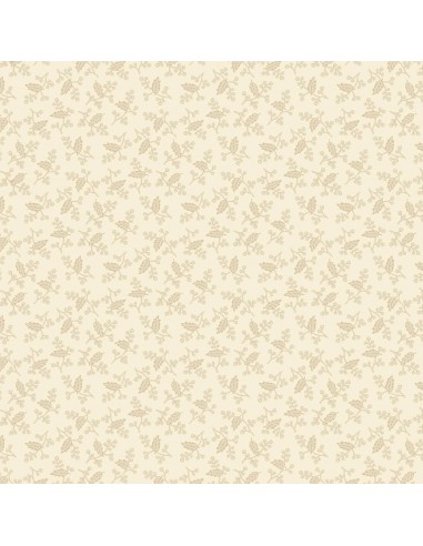 Beige Bayberry cotton fabric