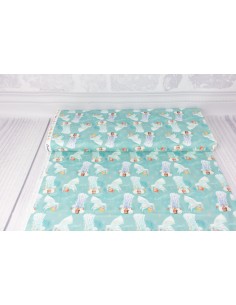 Vintage Angels Christmas cotton fabric 2