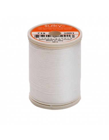 Cotton thread 12wt 300m Bright White
