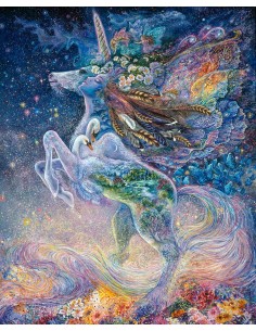 Panel bawełniany Multi Unicorn