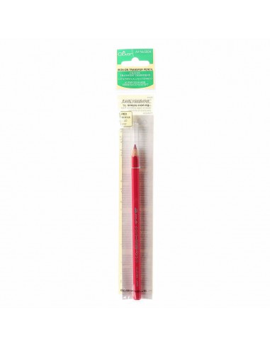 Iron-on transfer pencil red