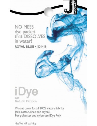 Barwnik do tkanin naturalnych iDye Royal Blue niebieski 419