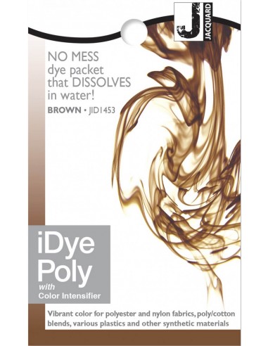 Barwnik do tkanin syntetycznych iDye Poly Brown brązowy 453