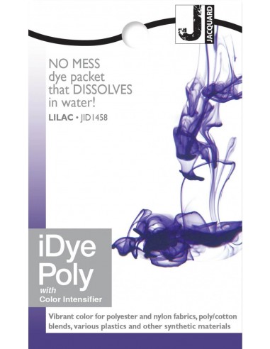 Barwnik do tkanin syntetycznych iDye Poly Lilac fioletowy 458