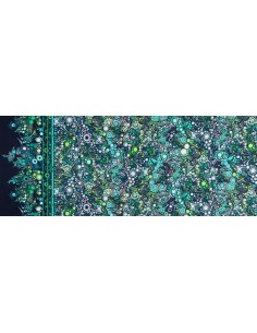 Tkanina bawełniana Ocean Multi Dot 2
