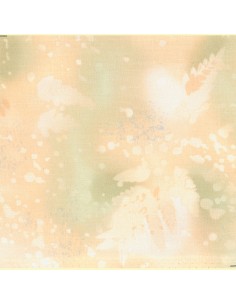 Aurora Fossil Fern cotton fabric