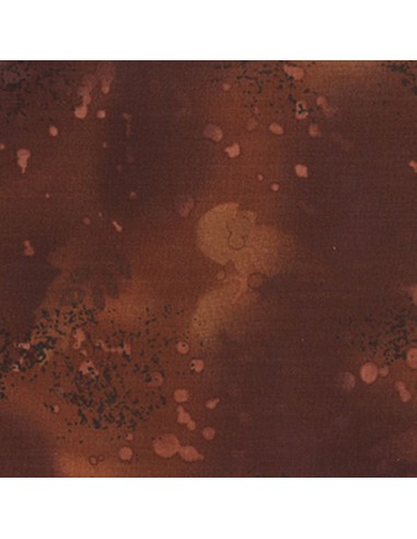 Brown Fossil Fern cotton fabric