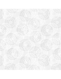 Tkanina bawełniana Light Grey Circles & Dots