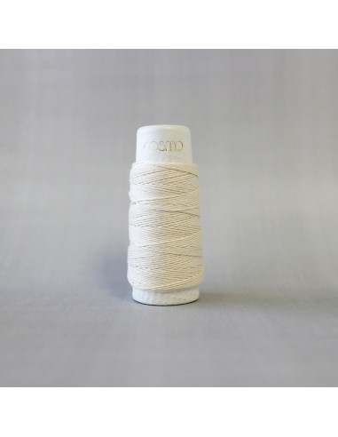 Cosmo Hidamari Sashiko Solid Thread 30 Meters Pearl White