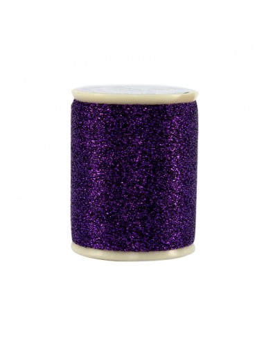 Razzle Dazzle Polyester Metallic Thread 8wt 110yds Purple Velvet