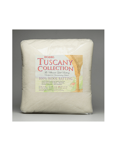 Batting Tuscany 100% Washable Wool 72in x 96in Twin