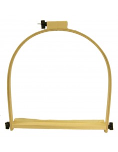 Half Border Wood Hoop 10in