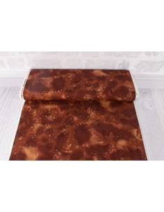 Brown Fossil Fern cotton fabric 2
