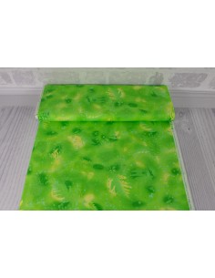 Lime Aid Fossil Fern cotton fabric 2
