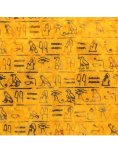 Tkanina bawełniana Yellow Batik