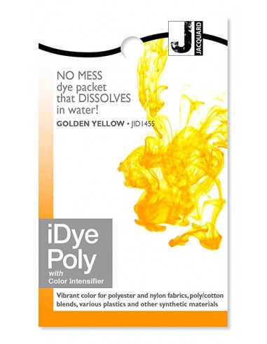 Barwnik do tkanin syntetycznych iDye Poly Golden Yellow żółty 455