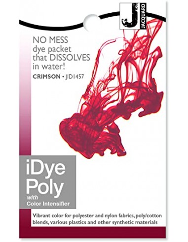 Barwnik do tkanin syntetycznych iDye Poly Crimson czerwony 457