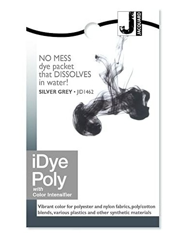 Barwnik do tkanin syntetycznych iDye Poly Silver Grey szary 462