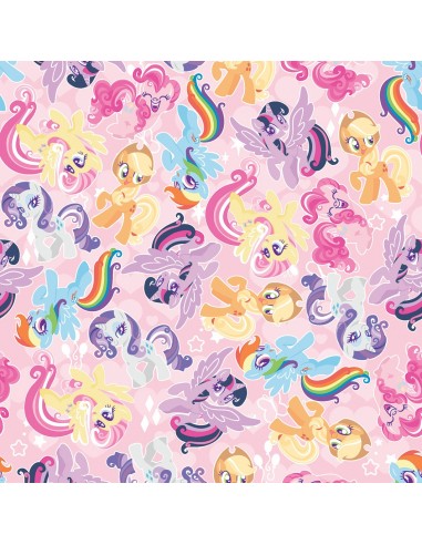 My Little Pony Heart Toss Hasbro cotton fabric