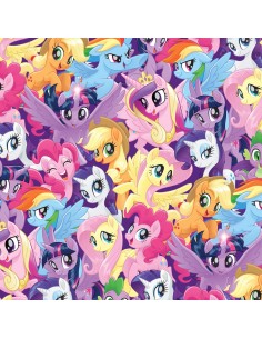 My Little Pony Heart Toss Hasbro cotton fabric
