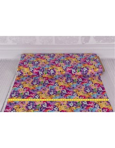 My Little Pony Heart Toss Hasbro cotton fabric 2