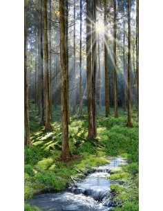 Panel bawełniany Sunny Forest