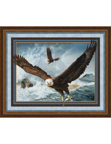 Wild Wings Quest of the Hunter cotton fabric panel