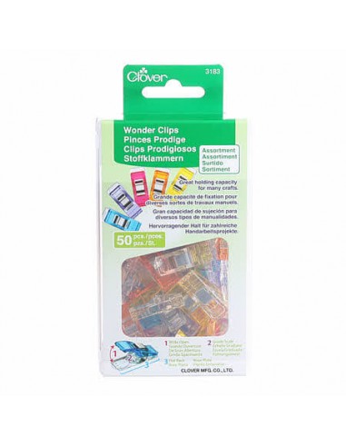 Wonder Clips Assorted Colors 50pc