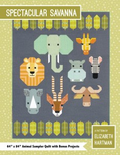 Wykrój na quilt Spectacular Savanna