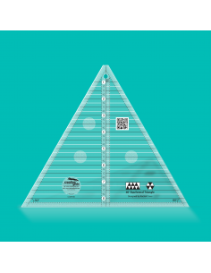 Creative Grids Non-Slip 60° Triangle Ruler 8in