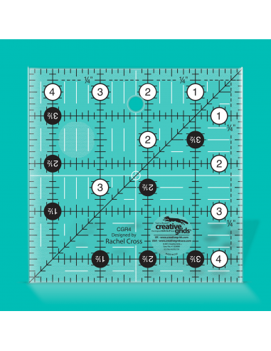 Creative Grids Non slip 4½ Inch x 4½ Inch Square