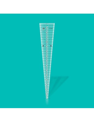 Creative Grids Non-Slip 10° Triangle Ruler