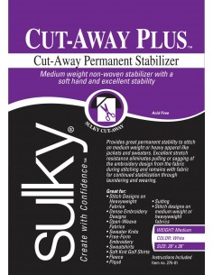 Cut Away Plus 51cm x 91cm stabilizator permanentny biały