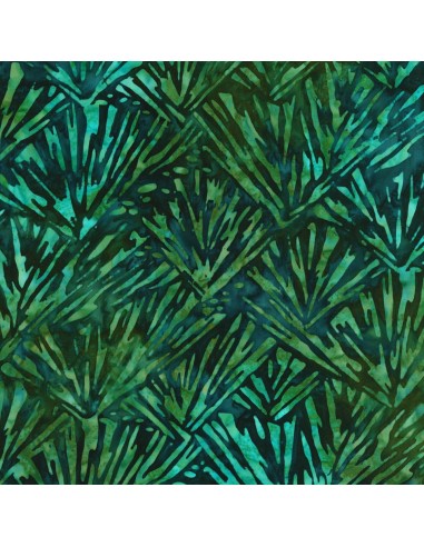 Tkanina bawełniana Mountains Green Batik