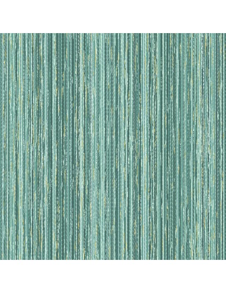 Eucalyptus Stripe Texture Gold Metallic cotton fabric