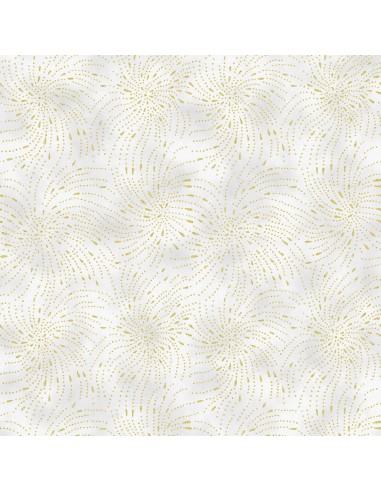 Tkanina bawełniana Fog Texture Gold Metallic