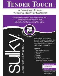 Sulky Cut Away Tender Touch Iron-On Backing
