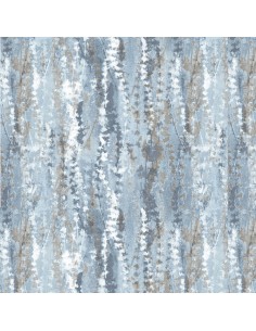Tkanina bawełniana Light Blue Linear Texture