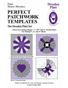 Perfect Patchwork Templates Dresden Plate 2
