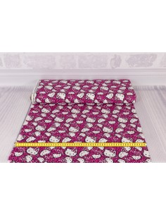 Hello Kitty Head Toss licensed cotton fabric 2