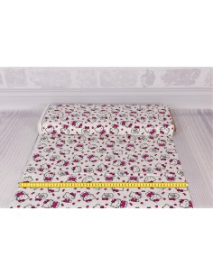 Hello Kitty Toss licensed cotton fabric 2