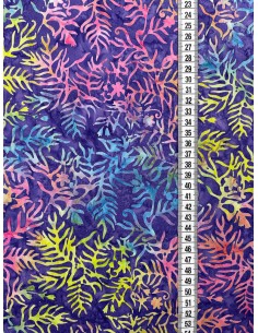 Tkanina bawełniana Grape Dancing Branches Batik 2