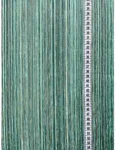 Eucalyptus Stripe Texture Gold Metallic cotton fabric 2