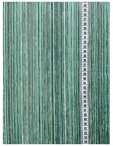 Eucalyptus Stripe Texture Gold Metallic cotton...