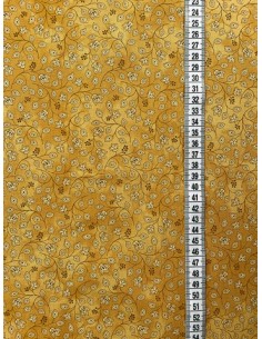 Tkanina bawełniana Gold Mini Bud Tonal 2