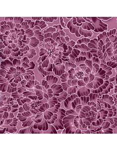 Berry Japanese Small Floral cotton fabric